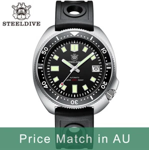 Steeldive SD1970, 6105 Turtle Captain Willard, NH35, Sapphire, Diving, Rubber - Bild 1 von 11