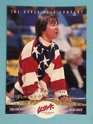 1996 Upper Deck USA Tara Van Derveer #72 🏀 - Image 1 of 2
