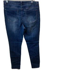 Rue21 Size 14R Jegging Denim Jeans Womens High Rise Blue Dark Wash Whisker Z1 - Bild 1 von 11