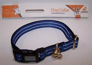 Auroth Airtag Dog Collar, Adjustable Air Tag Case Holder BLUE Size Large - Picture 1 of 2