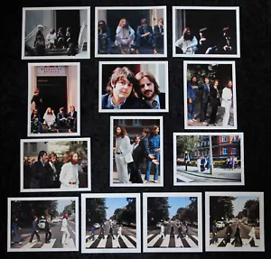 Beatles 1969 Abbey Road Platten Cover Foto Session, Set 1, 13 rare Fotos !!! - Bild 1 von 1