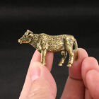  Solid Brass Cows Figurine  Small Statue Home Ornaments Animal Figurines Gift