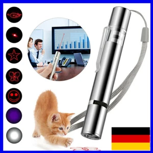 3-in-1 Laserpointer LED Taschenlampe Präsentation Katzen Spielzeug Laserlicht DE - Picture 1 of 19