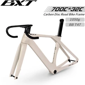 Carbon Road Bike Frame Racing Bicycle Lightweight 700c Disc Brake Road Frameset - Picture 1 of 30