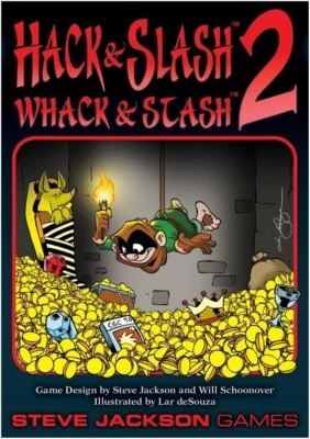 Hack & Slash 2 Whack & Stash Expansion Card Game Steve Jackson Games SJG5966 - Image 1 of 3