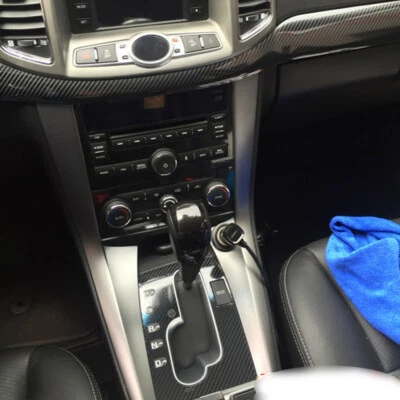 For Chevrolet Captiva 2012-2017 5D Carbon Fiber Pattern Interior DIY Trim Decals Foto 1 de 4