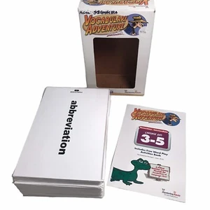 Mentoring Minds Vocabulary Adventure Cards Language Arts Grades 3 - 5 Word Wall - Imagen 1 de 5