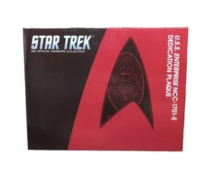Eaglemoss | Star Trek | USS Enterprise 1701-E Dedication Plaque | New In Box - Picture 1 of 4