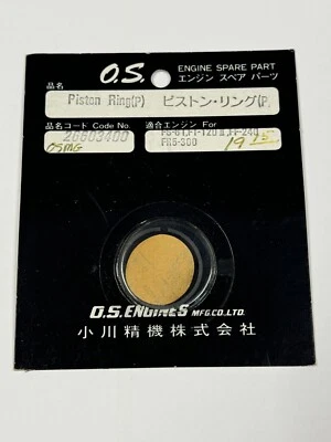 OS O.S. Engine Replacement RC FS .61 FF-240 FR5 Piston Ring OSMG7792 26603400 - Image 1 of 2