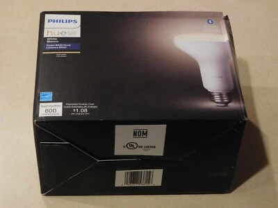 Philips Hue White BR30 Bluetooth Smart LED Bulb - White New Sealed Free Shipping - Image 1 of 3