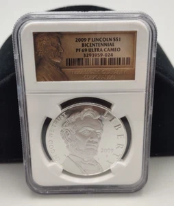2009 P Lincoln $1 Bicentennial NGC PF70 Ultra Cameo - Picture 1 of 4