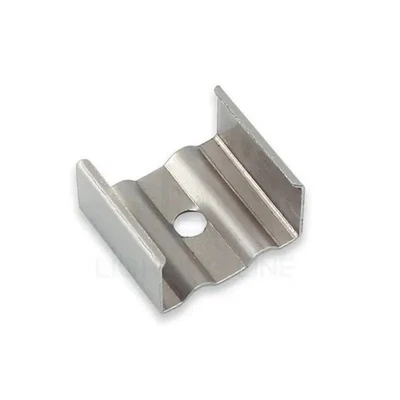 STAFFA IN METALLO PER IL FISSAGGIO DEL PROFILO PER LED RETTANGOLARE - Immagine 1 di 4