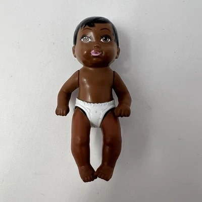 Barbie Bebé Krissy Muñeca Afroamericana 3" Pelo Negro Ojos Marrones por Mattel Foto 1 de 4