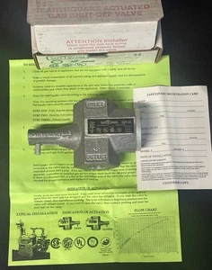 SafeTQuake Actuated Earthquake Gas Shut Off Valve SQV-34 - Picture 1 of 5