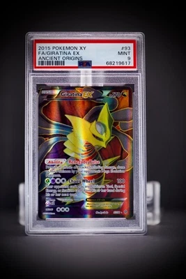 2015 POKEMON XY ANCIENT ORIGINS #93 FULL ART/Giratina EX PSA 9 - Image 1 of 3