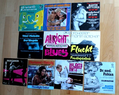 10 x Vinyl Single Martin Böttcher Filmmusik TV  Wunder der Liebe Der Illegale - Bild 1 von 3