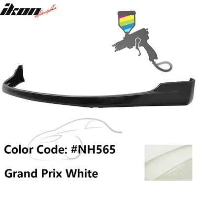 Fits 00-03 Honda S2000 AP1 TR Style Front Bumper Lip PU #NH565 Grand Prix White - Image 1 of 4