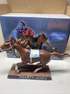 PARX 'Smarty Jones' Bobblehead Kentucky Derby  Autograph Stewart Elliott RARE - Picture 1 of 11