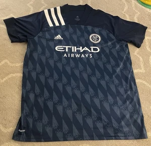 2019 New York City FC NYCFC XXL 2XL Jersey Soccer MLS Adidas Men Adult Home Kit - Picture 1 of 3