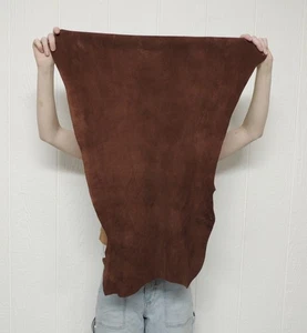 KAKAO HIRSCHLEDER Lederhaut für einheimisches Handwerk Buckskins Schnürsenkel Taschen Taxidermie Hirsch - Bild 1 von 18