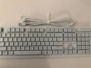 Razer DeathStalker V2 Pro White | 3 mode RGB Low Profile Gaming Keyboard - Picture 1 of 4
