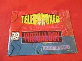 Teleroboxer Nintendo Virtual Boy Instruction Manual Booklet ONLY