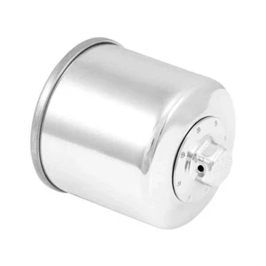 K&N Chrome Triumph Thruxton 865 EFI Oil Filter 2009-2014 - Picture 1 of 5
