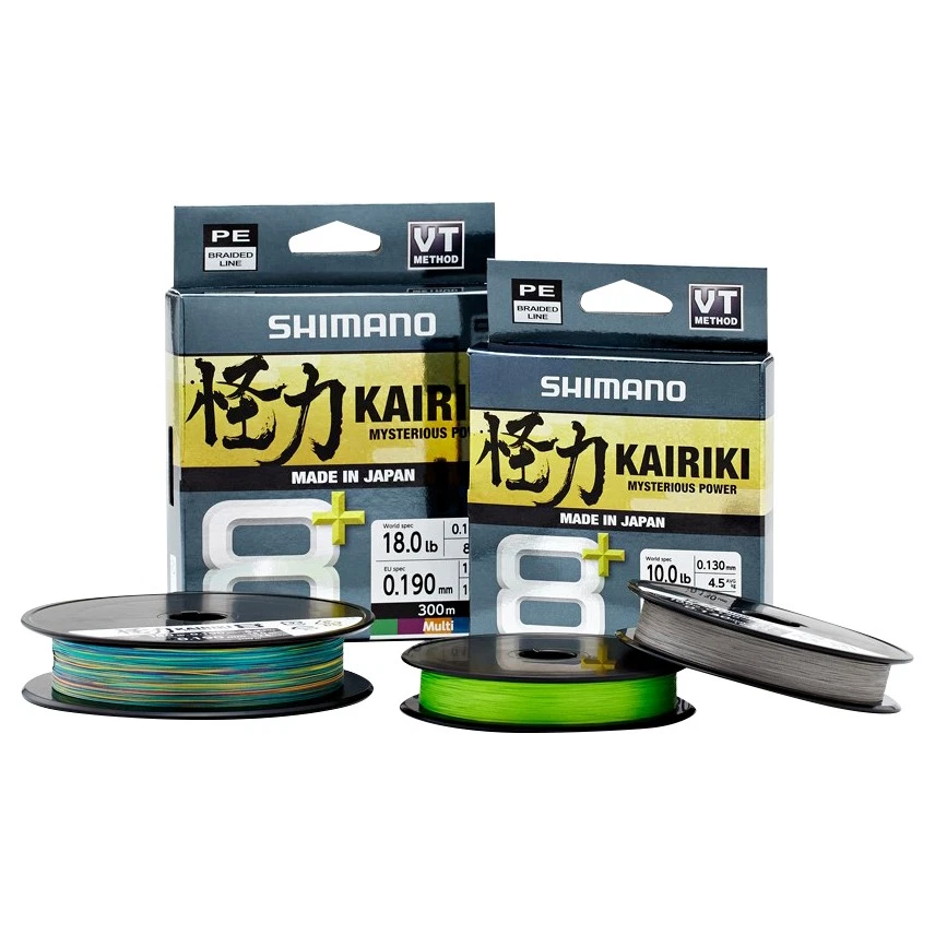 Shimano Kairiki 8+ Mysterious Power (150 m, grey) 0.06 0.10 0.13 0.16 0.19 0.20