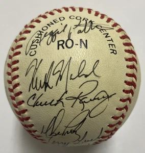 1983 Chicago Cubs Team Signed Baseball Ron Cey Joe Carter Jenkins Lee Smith + - Picture 1 of 8