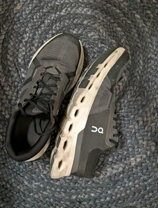 On Men Cloudrunner 2 3ME10140264 Black Running Shoes Sneakers Size 13 Used  - Foto 1 di 10