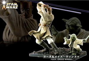 STAR WARS Kotobukiya 1/7 Scale ARTFX Yoda Mace Windu Statue Figure gentle giant - Picture 1 of 4
