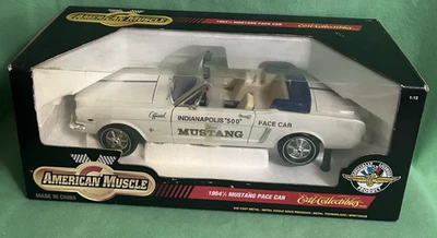 ERTLE COLLECTIBLES 1:12 American Muscle 1964 1/2 Mustang Indy Pace Car - Image 1 of 4