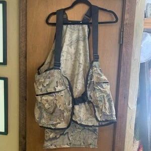 Sportline Advantage Camo Turkey Bird Hunting Vest Seat Cushion Mens XXL Buckle - Picture 1 of 11