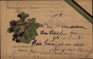 Postal Studentika Coburg en Alta Franconia, Casimiriana sei's Panier - 4125012 - Imagen 1 de 2