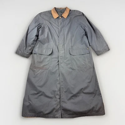 Rainman Four Seasons Waxed Cotton Coat Aztec Liner Barbour Style VTG Men’s L - Image 1 of 4