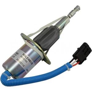 12V Fuel Shutdown Solenoid Valve 3958160 SA4978-12 For Cummins 6BTA5.9-M2 Engine - Picture 1 of 6
