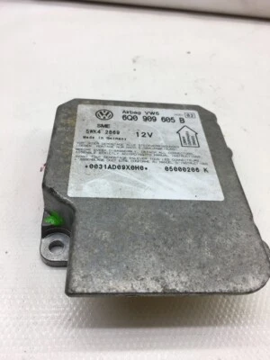 VW Passat 3B2, B5 Steuergerät Airbag 6Q0909605B Modul Gurtstraffer  - Immagine 1 di 3