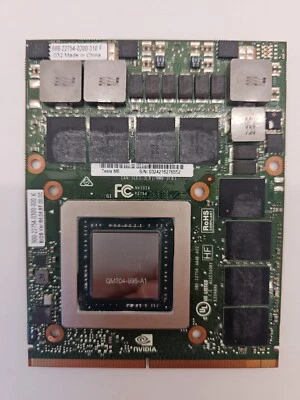 HP 805132-B21 806127-001 808409-001 NVidia Tesla M6 8GB MXM3 PCIE GPU Video Card - Image 1 of 2