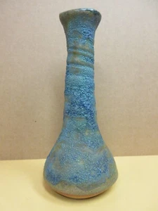 RUTH WATHEY BIG STUDIO POTTERY BLUE VOLCANIC VASE SANTA BARBARA CALIFORNIA MCM - Bild 1 von 14