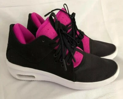 NIke Air Jordan First Class GS Off-Court Black/Fuchsia AJ7317 009  SZ 5.5Y  Foto 1 de 4