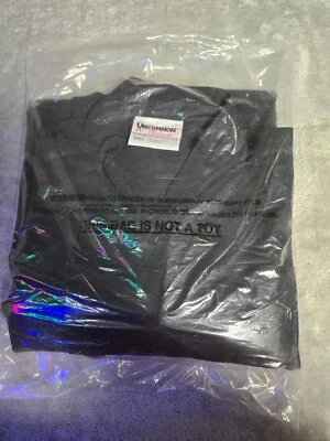 Uncommon Thread Unisex Chef Coat Size M Black Jacket New Cooking Cook Culinary - Image 1 of 4