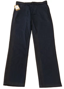 Plaid & plain boys Pants 27x28 8101 Navy - Picture 1 of 3