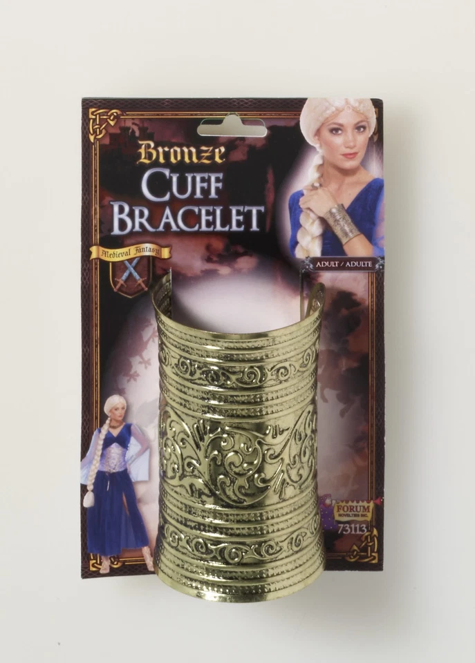 BRONCE MEDIEVAL BRAZALETE (FANTASÍA) PULSERA ADULTO HALLOWEEN DISFRAZ ACCESORIO Foto 1 de 1
