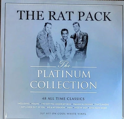 DEAN MARTIN, FRANK SINATRA, RAT PACK - PLATINUM COLLECTION-WHITE VINYL 3-LP SET - Image 1 of 2