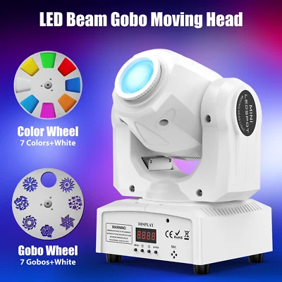 120W LED Moving Head Bar Light DMX Strobe WLED Beam 8Gobos DJ Disco Stage Lights - Image 1 of 4