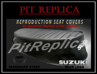 [PRA] CUBIERTA DE SILLÍN ASIENTO SUZUKI T250 R/J 1971 1972 '71 '72 *REPUJADO TÉRMICO* [SOST] Foto 1 de 4