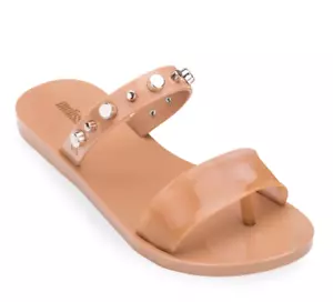 Sandalias Melissa Love Lip Tachonadas EE. UU. 6/7 Costero Gótico Minimalista Jalea Rosa - Imagen 1 de 8