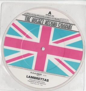 LAMBRETTAS D-a-a-ance 7" UK PICTURE DISC 80s MOD POWERPOP - Picture 1 of 2