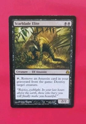 Scarblade Elite - Morningtide (77) MTG Magic the Gathering - NM/LP-EX EnglishTCG - Image 1 of 2