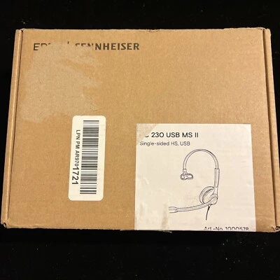 Sennheiser Impact SC 260 MS II USB Wired Headset Single-Sided HS USB SCWH22 #G3 - Image 1 of 4